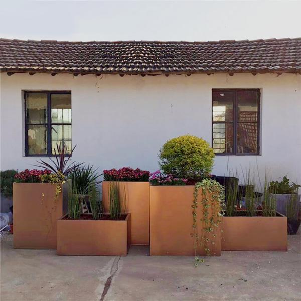 Buy cheap Custom Size Stainless Steel Flowerpot High Durability Indoor Outdoor from wholesalers