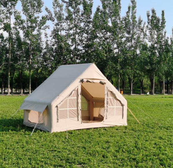 Buy cheap Waterproof Luxury customized Camping Tent Air Family Outdoor Inflatable House Tent House Inflatable beach Tent Camping from wholesalers