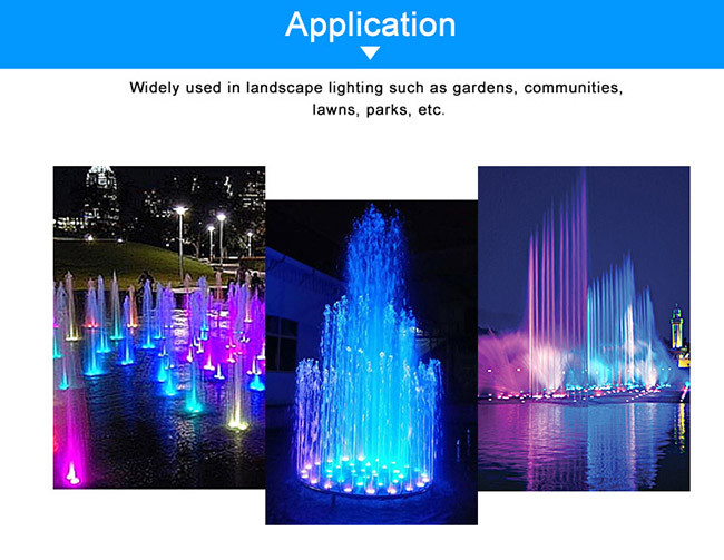 18w Underwater Led Pond Lights Replace Lamp Ip68 Waterproof 2 Years Warranty