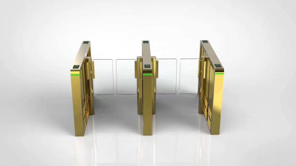 Buy cheap Gold DC Motor 900mm Speed Gate Turnstile For Banks from wholesalers