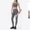 Buy cheap 210gsm Women Yoga Sets Gym Leggings Sets With Pockets from wholesalers