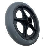 PVC TPR 175mm Wheelchair Caster Wheels Hand Trolley Wheel OEM Acceptable