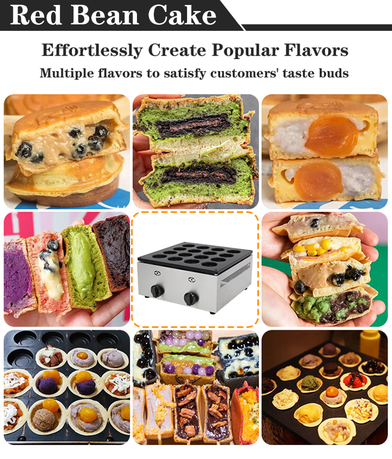 Imagawayaki Machine for Small Business Create Mouthwatering Red Bean Wheel Cakes
