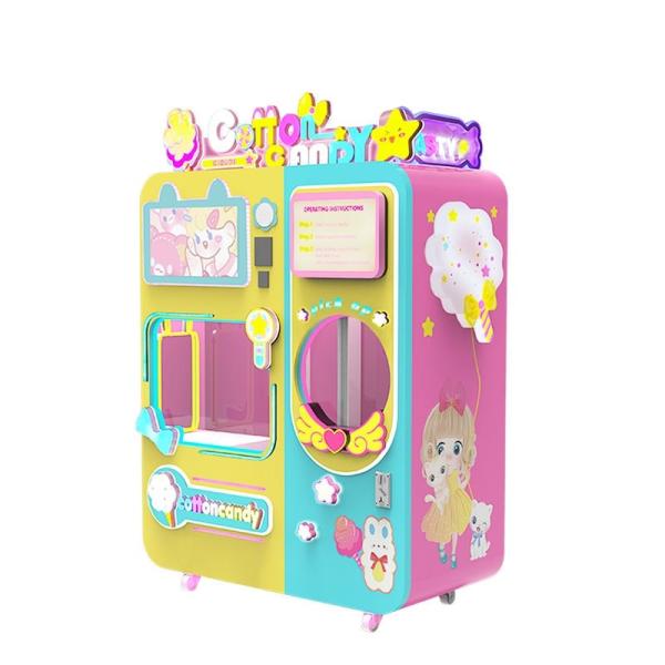 Buy cheap Fully Automatic Vending Device Self Service Cinema Commercial Cotton Candy Vending Machine For Sales from wholesalers