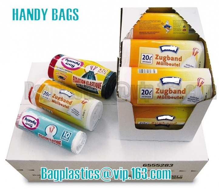 Gallon Garbage Bags White Bathroom 15 Liter Lavender Scented Mini Wastebasket Can Liners for Home Office Bins, 200 count