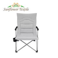 Buy cheap 59 X 42 X 95cm Folding Heated Chair Graphene Heated Gray Fishing Reclining Chair product