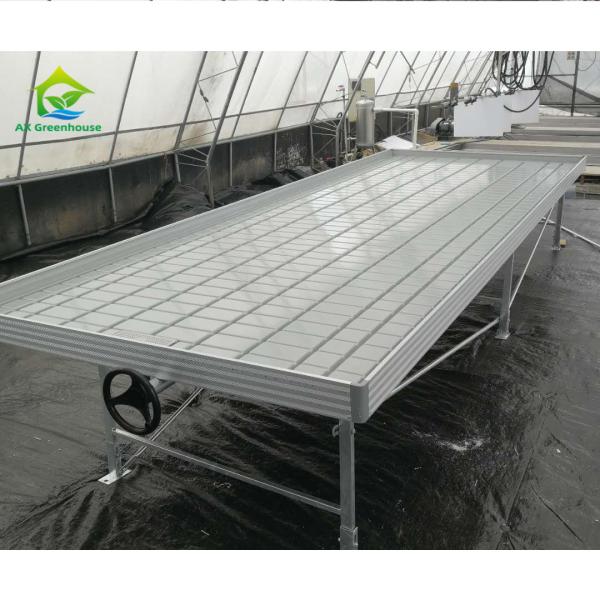 Buy cheap Ebb And Flow Vertical Grow Flood Table Film Greenhouse Rolling Benches from wholesalers