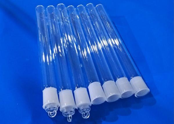 Customized Shape Quartz Glass Tube Non Toxic Graduated Test Tube Non Deform