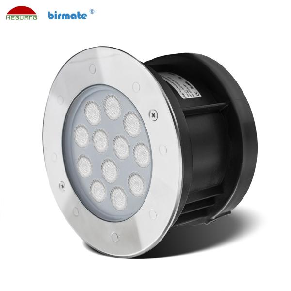 Buy cheap DMX512 Control 12V 316L Stainless Steel Waterproof Outdoor Unground 9W Recessed Underwater Light from wholesalers