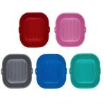 Food Grade Silicone Baking Pan for Air Fryer Foldable Baking Pan Liner, Electric