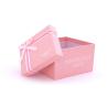 Buy cheap Square Shape Pink Present Box , Logo Packaging Boxes Paperboard Material from wholesalers