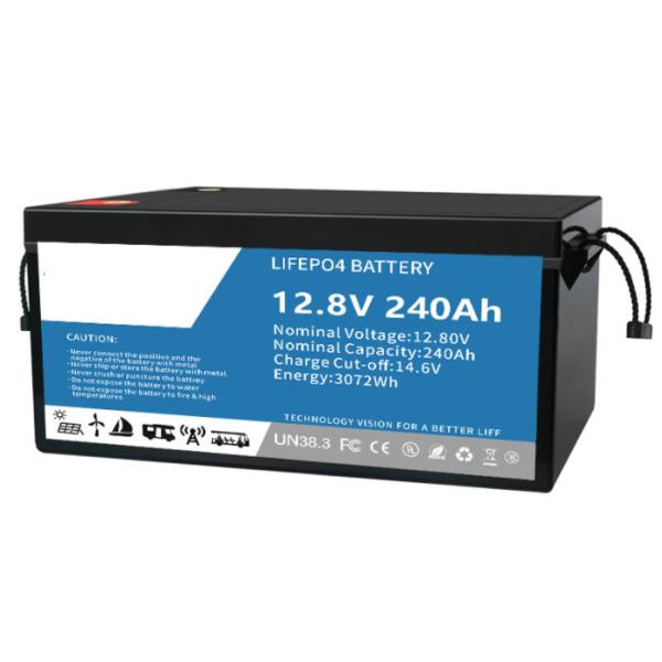 Reusable 12.8V LiFePO4 Battery , 240AH Lithium Iron Phosphate Deep Cycle Battery