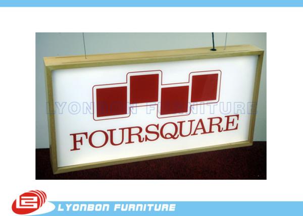 Buy cheap Melamine Finished Wood Engraving Logo ODM For Light Box MDF Display from wholesalers