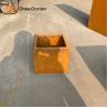 Buy cheap Garden Corten Steel Rustic Outdoor Metal Planters Large Square from wholesalers