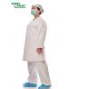 Buy cheap 30G/M2 Tyvek Disposable Visitor Gown With Snap from wholesalers