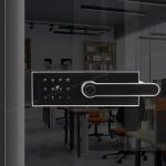 Buy cheap High Compartment Partition Door Fingerprint Lock Password Lock IC Card Key Glass Door Lock from wholesalers
