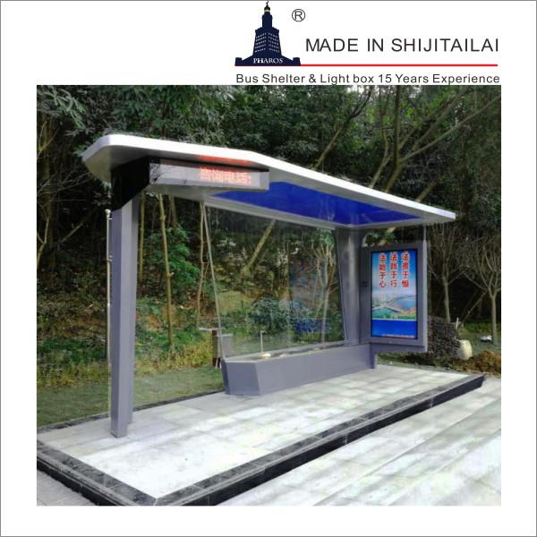 Buy cheap Galvanized Sheet 50HZ T8 Clear Channel Bus Stop from wholesalers