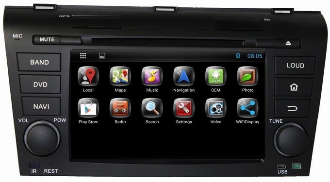 Ouchuangbo Car Video Multimedia Capacitive Android 4.2 for Mazda 3 2004-2009 GPS Navi DVD Player OCB-7003C