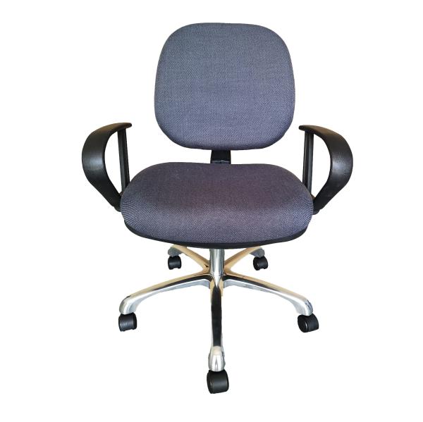 Buy cheap Nylon Castor Purple Cleanroom Armrest ESD Safe Chairs from wholesalers