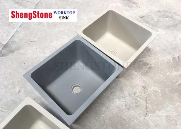 Buy cheap School Science Classrooms Epoxy Resin Lab Sinks / Chemical Resistant Sinks from wholesalers