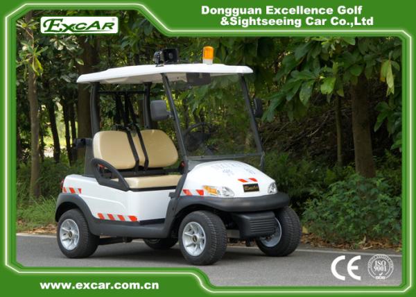 Buy cheap EXCAR White Electric Patrol Car 2 Seats Electric Police Car ADC Separately Motor from wholesalers