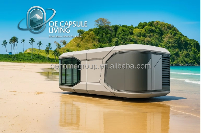 Prefab House Luxury Hotel Modular Villa 2 Bedroom Prefab Homes Prefabricated Building Space Capsule Prefabricated Cabins
