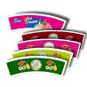 Buy cheap Custom Waterproof Paper Fan For Paper Cup Virgin Pulp Style from wholesalers