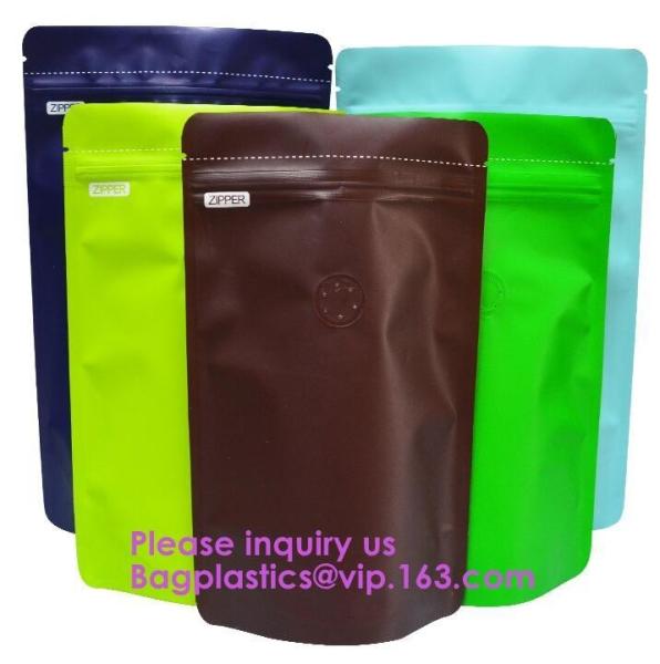 Buy cheap Matt Metalized Flat Bottom Pouch Coffee Beans Bag,Metal Hole PVC Travel Document Zip Pouch Packing Bags, Bagease, Bagpla from wholesalers