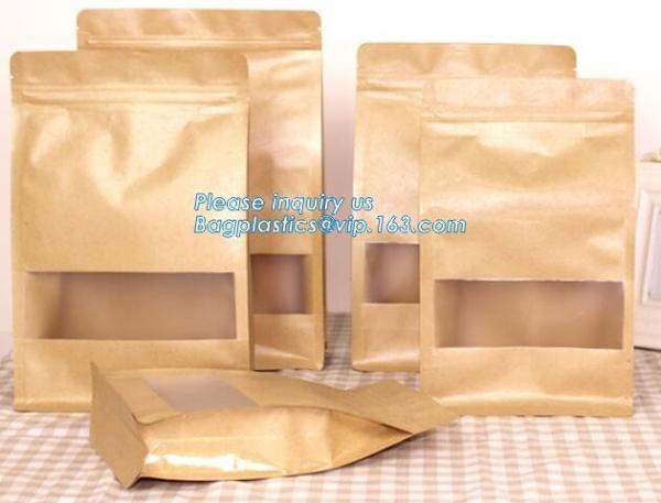 Food grade kraft paper aluminum foil k bag, packing cereals,condiments,candies