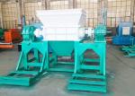 Φ300×30 Knife Size Twin Shaft Shredder / Waste Rubber Shredder Machine 11 Ton