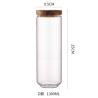 Buy cheap 700ml 1000ml 1300ml Glass Food Storage Container With Airtight wooden Lid from wholesalers