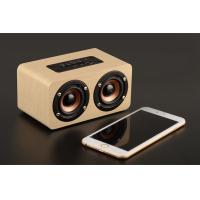 Buy cheap Mini Wood Bluetooth Speaker Cabinet , 10W Portable Wireless Wooden Sound Box product