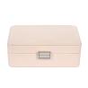 Buy cheap Rigid Modern Jewelry Box 2 Layer Organizer Mirror Jewelry Storage Box 21x12x8 Cm from wholesalers