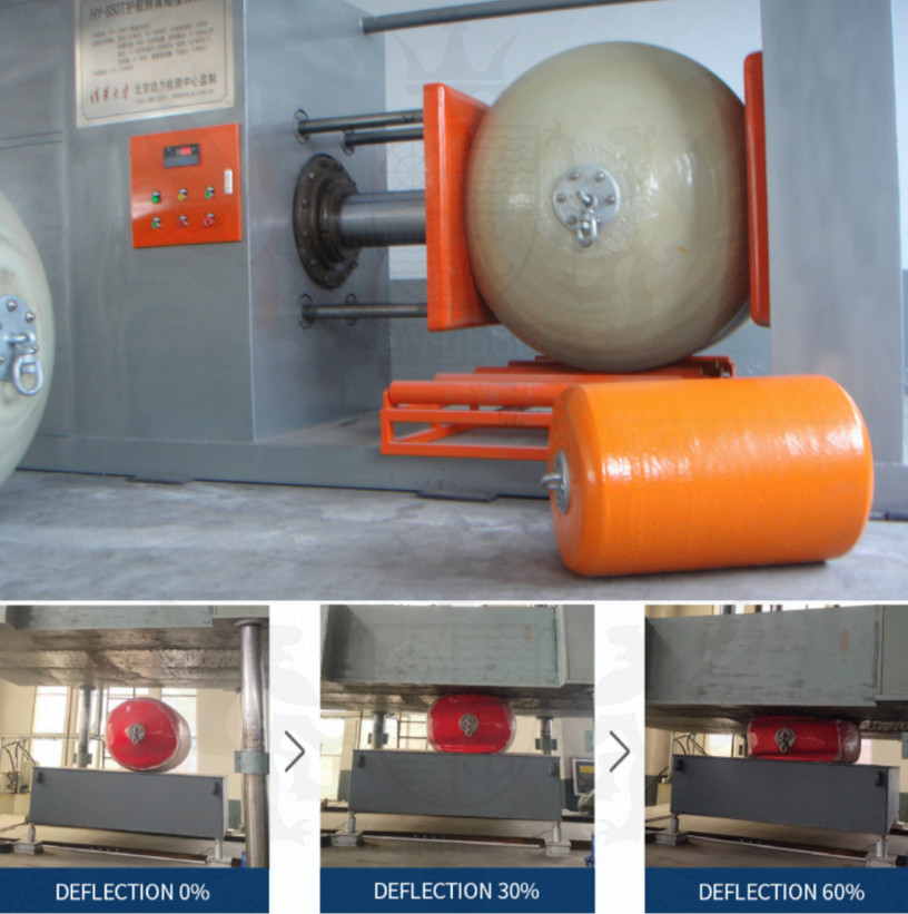 High Energy Absorption BV Donut Fender For Docking Marine EVA Bumper
