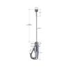 Buy cheap Adjustable Hook Cable Suspension Kits For Picture Hanging Systems YW86477 from wholesalers