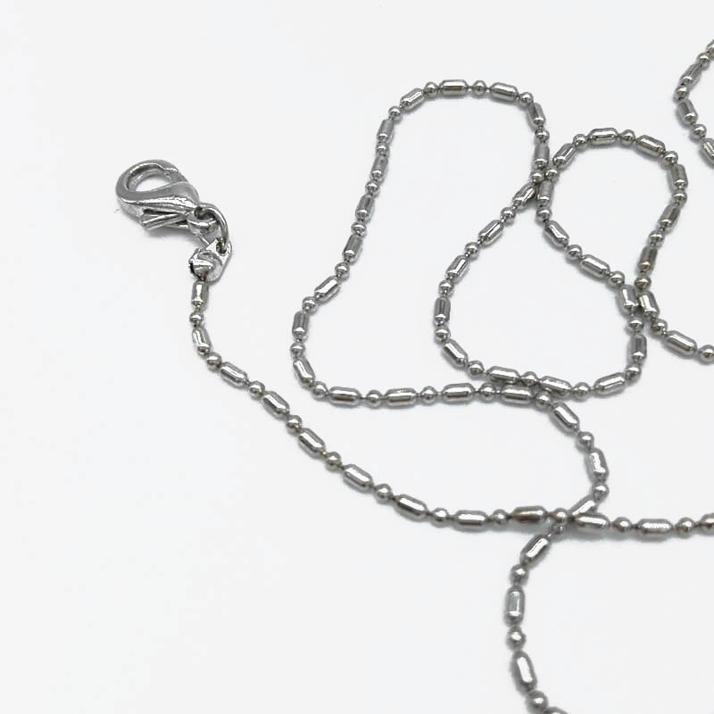 DIY Jewelry Necklace Love Pearl Necklace Cross Chain with 5CM Tail