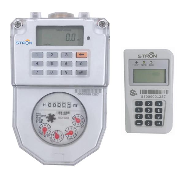 Quality Prepaid IP68 Waterproof R160 Smart Multi Jet Water Meter With CIU for sale