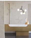 Nordic Copper Chandelier For Dinning Room Modern Living Room Glass Chandelier(WH