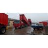 Buy cheap 5 axle dumper trailer with 13R22.5 Tyre, exported to Ghana with red color,Sinomicc brand semi dump trailer from wholesalers