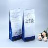 Buy cheap Food Grade Aluminum Foil Coffee Sachet Bag Flat Bottom 300 Micron With Zipper Valve from wholesalers