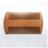 Buy cheap Customized Logo Peach Wood Beard Comb Thick Sandalwood Hair Comb from wholesalers