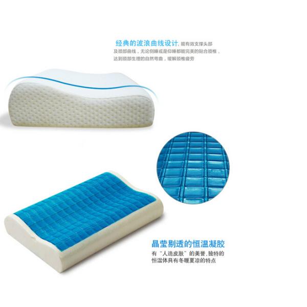 Customised Memory Foam Pillows Cradling Support 50×30×10/7.5cm