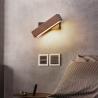 Buy cheap Nordic Solid Walnut Wood Wall Lamp AC110-240V LED Wall Sconces wood wall lamp (WH-OR-64) from wholesalers