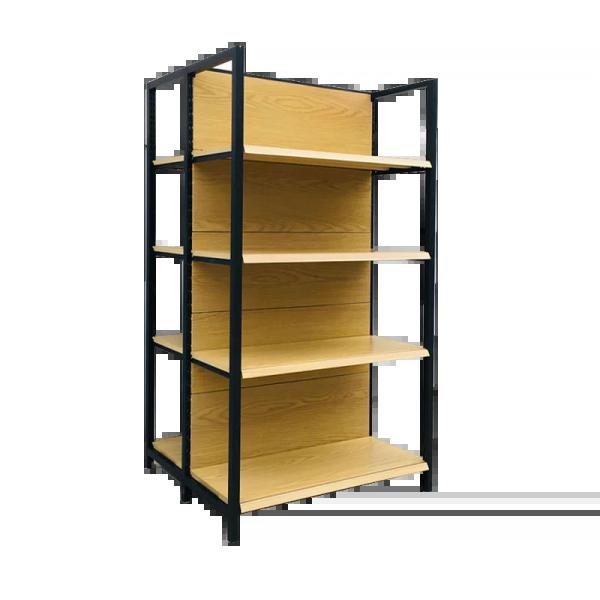 Buy cheap Factory Customized Color Size Wood Grain Shelf Retail Wood Grain Display Stand from wholesalers