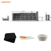 Buy cheap Thermoforming Multi Servo Disposable Plate Making Machine For Canteen Restaurant product