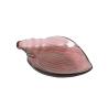 Buy cheap 15cm Vintage Sea Snail Shape Crystal Glass Plates Handmade Solid Colored from wholesalers