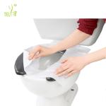 White Travel Size ISO13485 Disposable Toilet Seat Liners
