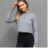Buy cheap Gym Women Workout Hoodies Crop Top Hoodies 100% Cotton 360gsm from wholesalers