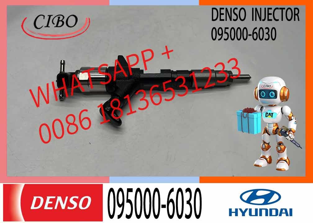 Superior Quality Diesel Common Rail Fuel Injector 095000-6030 Diesel Fuel Injector 33800-87000 For Hyundai Kia
