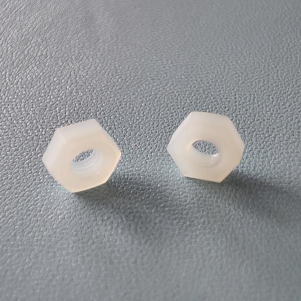 Buy cheap PEEK Plastic Hardware Products PTFE PP PPS PVC Nylon M4 Hexagon Nut from wholesalers